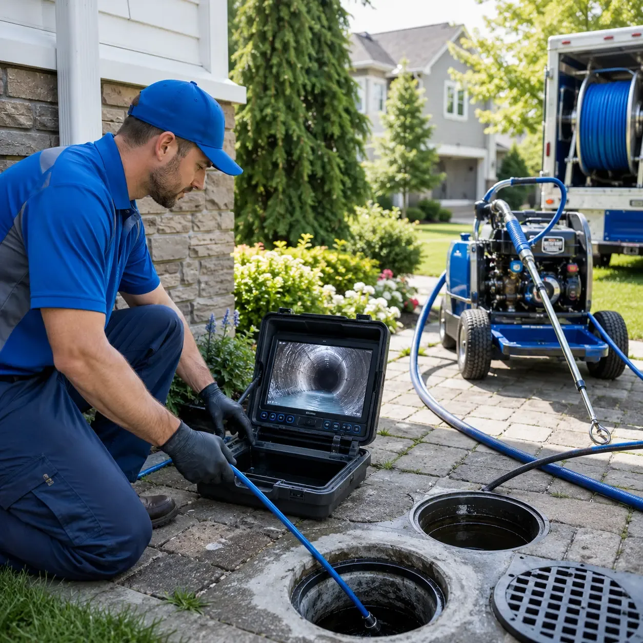 Outdoor drain cleaning professionals serving Glen Haven, WI